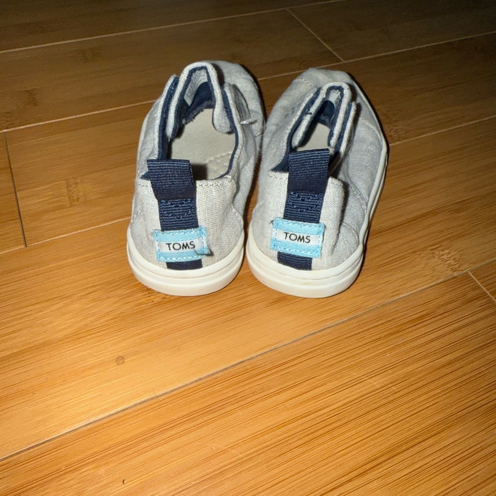 TOMS Kids' Gray Slip-On Shoes